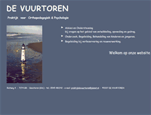 Tablet Screenshot of praktijkdevuurtoren.nl